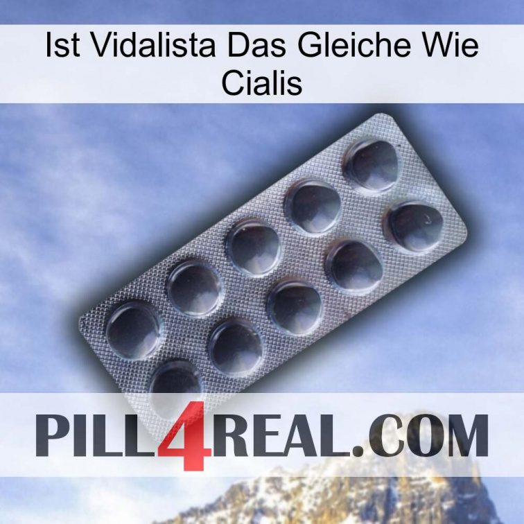 Is Vidalista The Same As Cialis 30